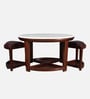 Christine Center Table In Brown Finish