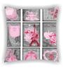 Christmas Collection Multicolor Abstract Satin 16X16 Inches Cushion Cover