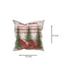 Christmas Collection Multicolor Abstract Satin 16X16 Inches Cushion Cover