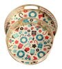 Christmas Ring Metal Basket Set of 2