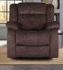 Christopher 1 Seater Recliner in Brown Colour