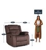 Christopher 1 Seater Recliner in Brown Colour
