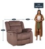 Christopher 1 seater Recliner in Light Brown Colour