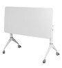 Chroma Foldable Study Table in White Finish