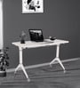 Chroma Foldable Study Table in White Finish