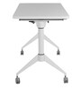 Chroma Foldable Study Table in White Finish