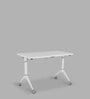 Chroma Foldable Study Table in White Finish