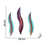Chromatic Set Of 3 Multicolour Aluminium Wall Art