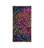 Chromatic Fish Dance Glass Finish Vertical Wall Art