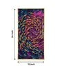 Chromatic Fish Dance Glass Finish Vertical Wall Art