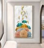 Chromatic Fish Glass Finish Vertical Wall Art