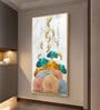 Chromatic Fish Glass Finish Vertical Wall Art