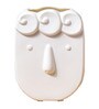 Chromatic Nordic Decorative Face Shaped- Large White Ceramic Flower Vase
