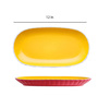 Chrome Multicolour 12 Inch Ceramic Appetizer Platter