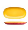 Chrome Multicolour 12 Inch Ceramic Appetizer Platter