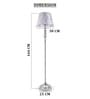 Chrome Crystal & metal Crystal Nova floor lamp