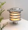 Chrome finish Florescent bulb Pole Lamp & Gate Light
