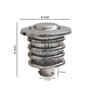 Chrome finish Florescent bulb Pole Lamp & Gate Light