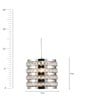 Barlow Silver Metal Hanging Light