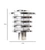 Mao Chrome Stainless Steel Gate Light