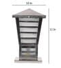 Chrome Stainless Steel Gate Light