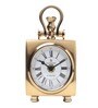 Chrono Cube Gold Aluminium Table Clock