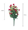 Chrysanthemum Red & White Plastic Artificial Flower