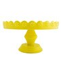 Chumbak  Yellow Cast Iron Cake Stand