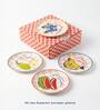 Chumbak Farmlife Snack Plates Gift Set of 4