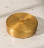 Chutki Masala Box Handcrafted Brass Spice Box with 7 Containers