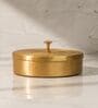 Chutki Masala Box Handcrafted Brass Spice Box with 7 Containers