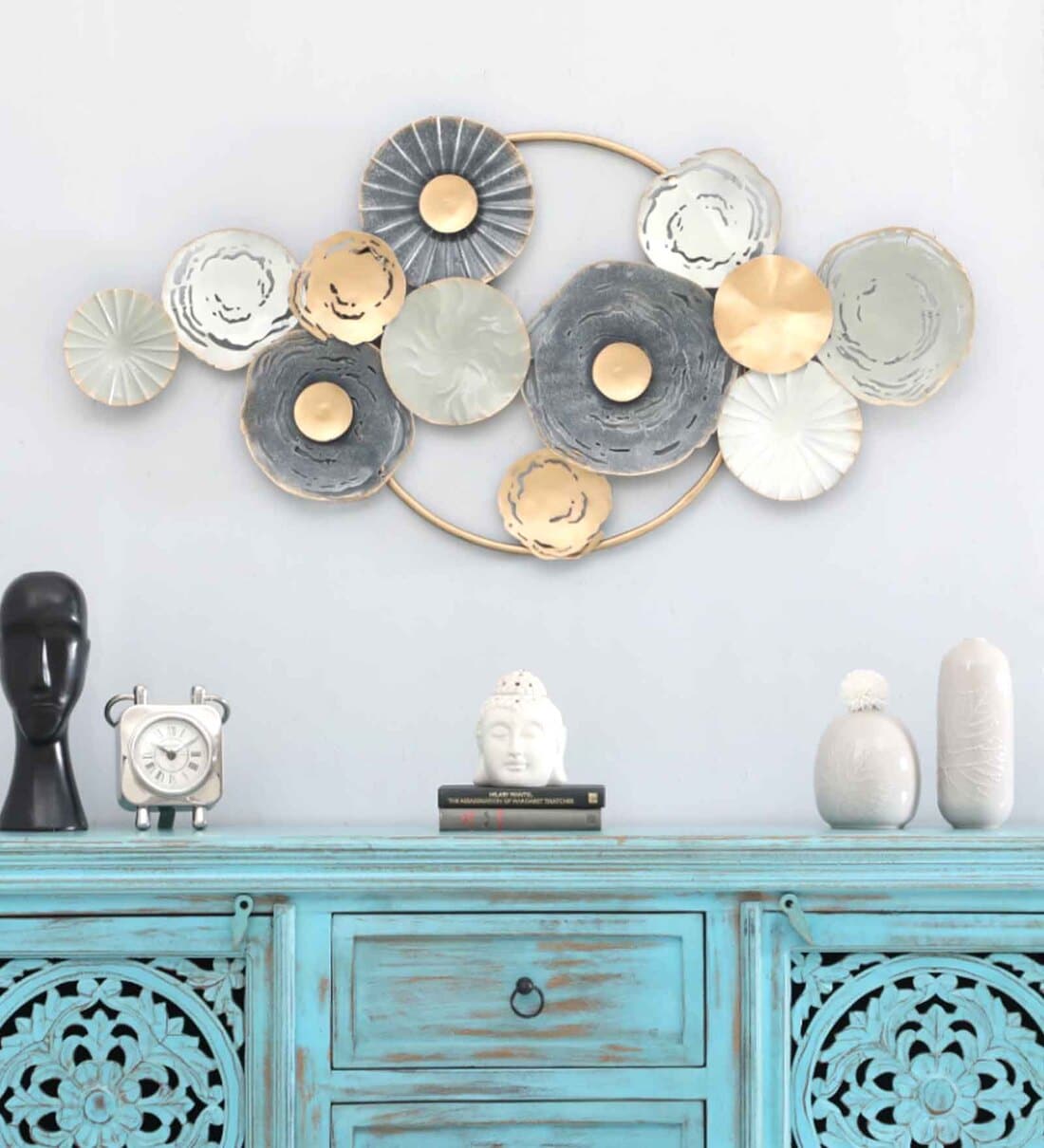 Buy Circular Multicolor Metal Wall Art at 23 OFF by Kraphy Pepperfry