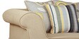 Cielo Fabric 3 Seater Sofa in Beige Colour