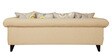 Cielo Fabric 3 Seater Sofa in Beige Colour