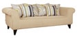 Cielo Fabric 3 Seater Sofa in Beige Colour