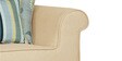 Cielo Fabric 2 Seater Sofa in Beige Colour