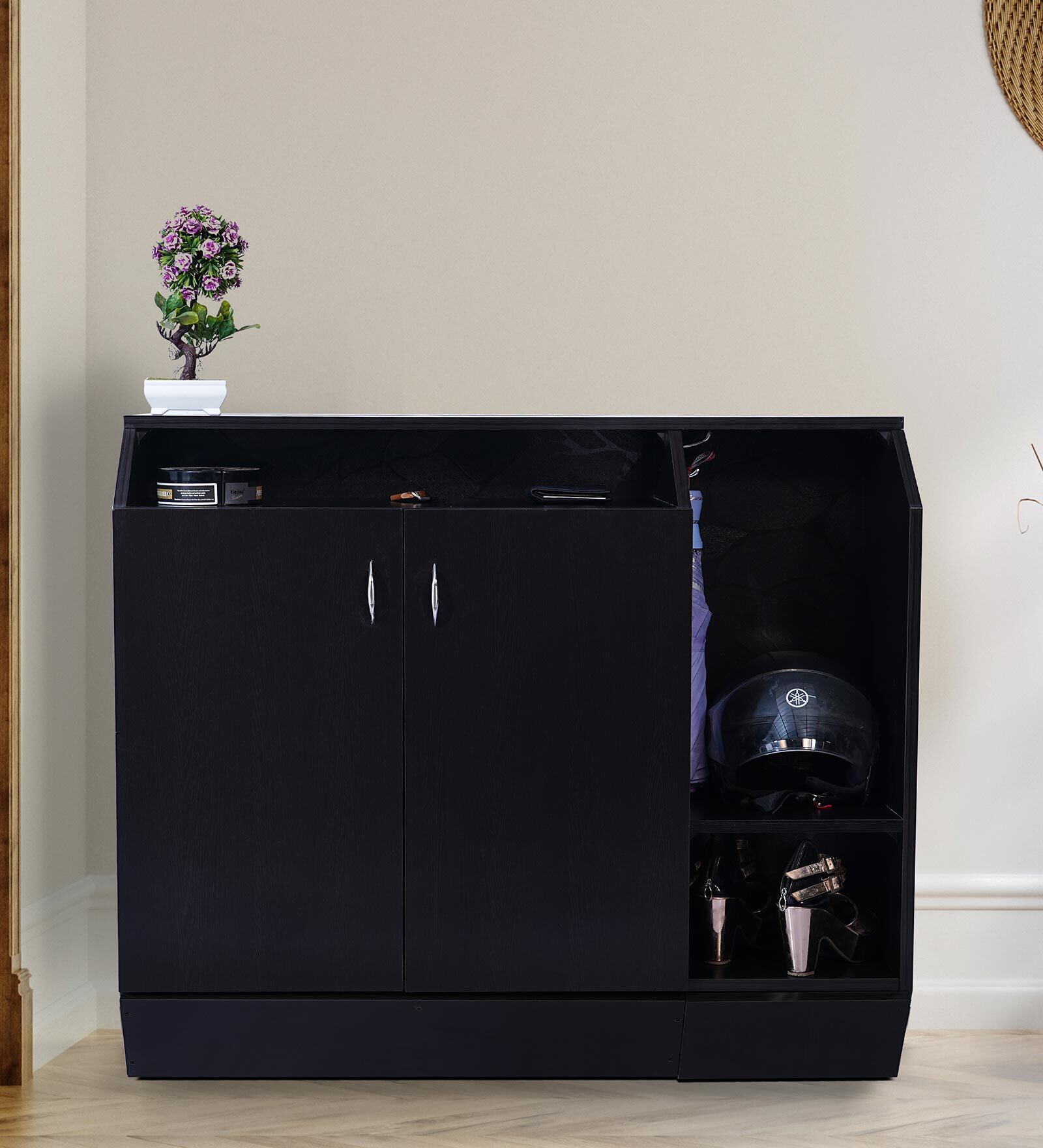 Cindy Shoe Cabinet In Wenge Colour