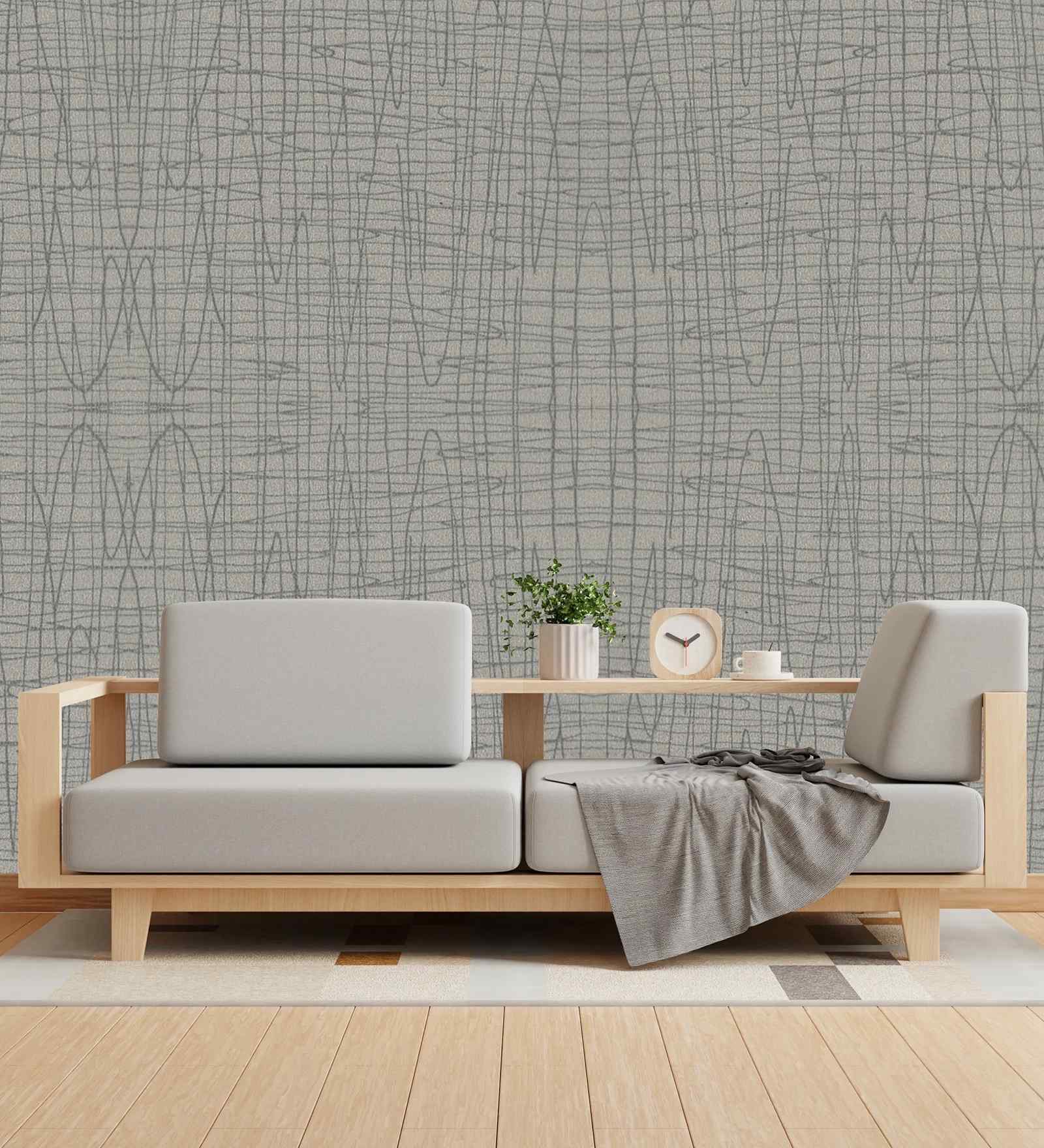 City Tower Design Subtle Elegance Modern Style Wallpaper
