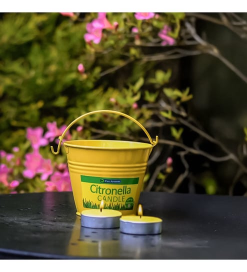 Citronella Paraffin Wax Bucket Candle - 120gm