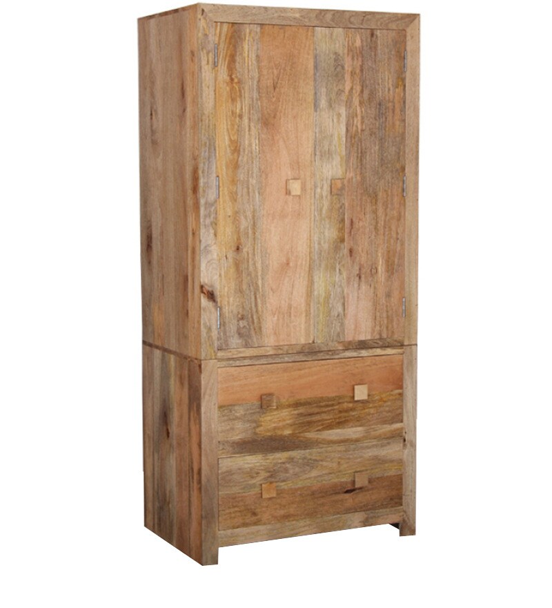 Buy Cinnamon Luxurious Mango Wood Wardrobe Online Wardrobes