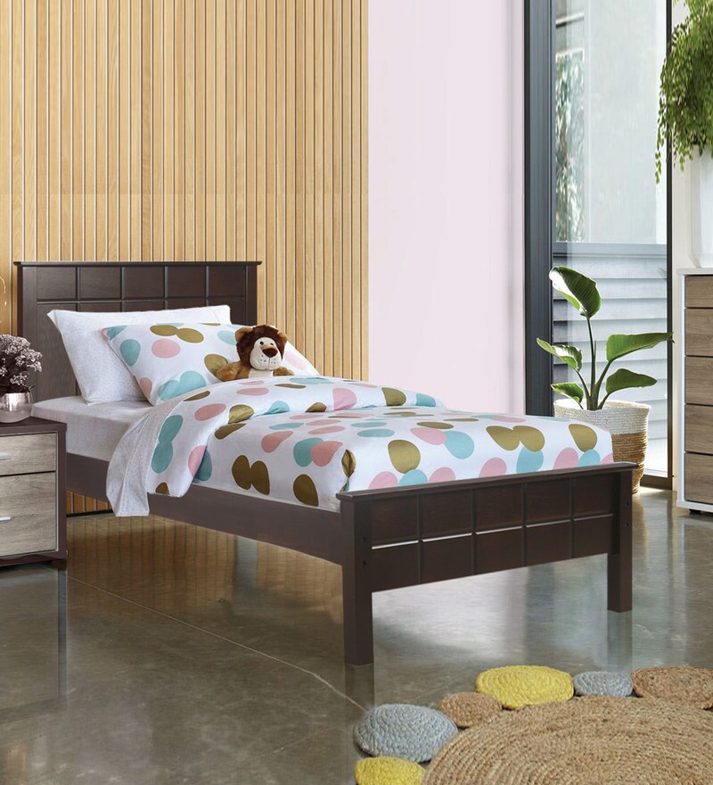 Buy Cipher Single Bed In Espresso Finish By Home Online Modern