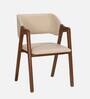Ciaz Fabric Dining Chair In Cream Colour