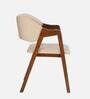 Ciaz Fabric Dining Chair In Cream Colour