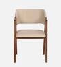 Ciaz Fabric Dining Chair In Cream Colour