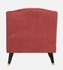 Cincinnati Velvet 1 Seater Sofa In Maroon Colour
