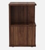 Cinder Bedside Table In Columbian Walnut Colour