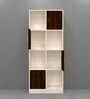 Cinderella 8 Shelves Bookshelf in Aisan Walnut & Highland Pine Finish