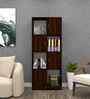 Cinderella 8 Shelves Bookshelf in Aisan Walnut Finish