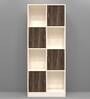 Cinderella 8 Shelves Bookshelf in Cochwood Brown & Highland Pine Finish