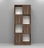 Cinderella 8 Shelves Bookshelf in Cochwood Brown Finish